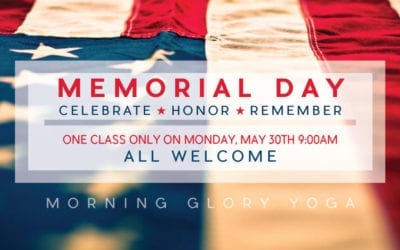 Memorial Day Schedule